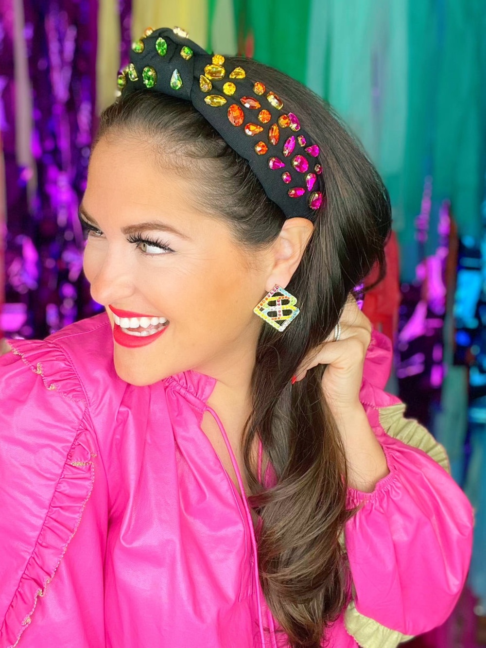 Brianna Cannon Headband with Rhinestones
